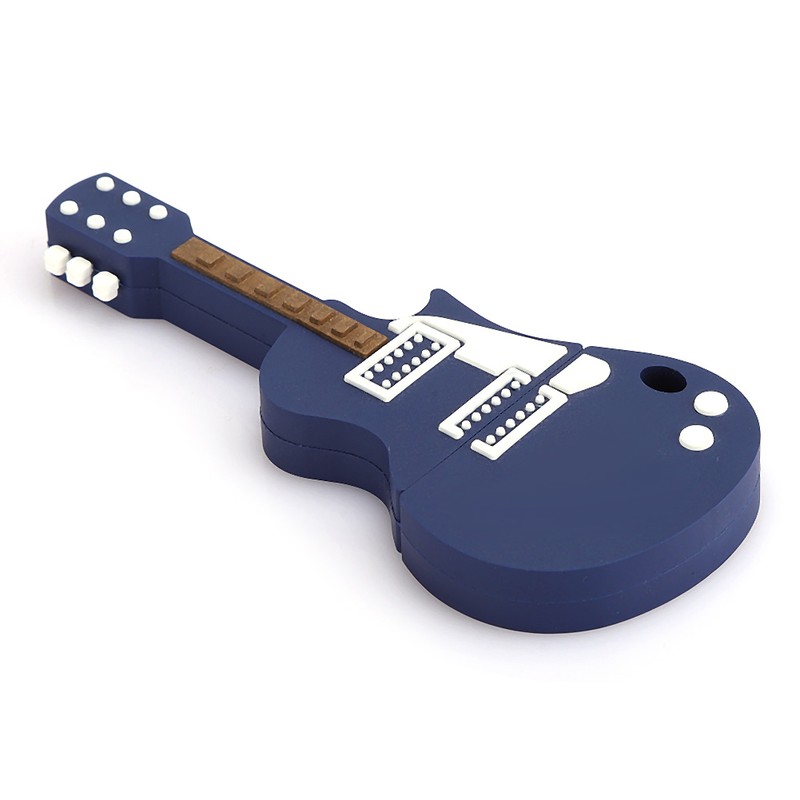 Memory Storage Stick USB Drive Laptop Accessory PVC Guitar shaped