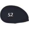Daiya Golf HC-411 Iron Cover 411, Sold Separately, Black (52)