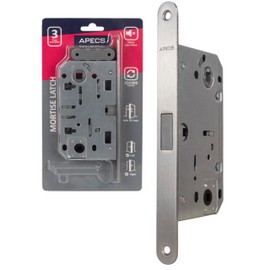 APECS Mortice Lock Magnetic Lock Modern Silent with Strike Plate for Interior Doors in Home and Office Models APECS 5300-MC-WC (Toilet)