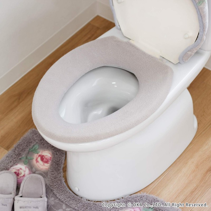 OKA Toilet Seat Cover, Royal Collection Chelsea O-Shaped Toilet Seat