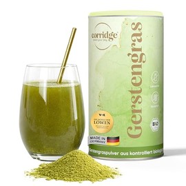 Bio Gerstengras Pulver 150g - Superfood für deine tägliche Routine mit Chlorophyll, Vitaminen, Mineralstoffen & Antioxidantien - 100% rein, pflanzlich, glutenfrei & ohne Zusatzstoffe
