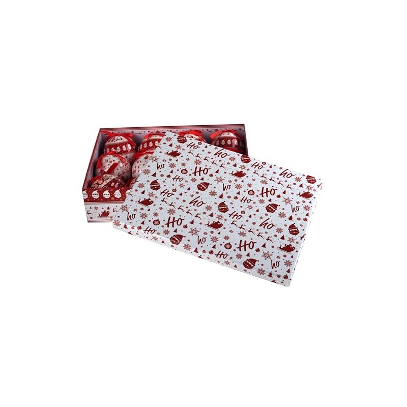 Nordic Scandinavian Christmas Baubles - Tree Decorations In Gift Box