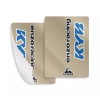 Enzo KYB Fork Stickers Suspension Decals Set (Yamaha Blue) (9x6.5)