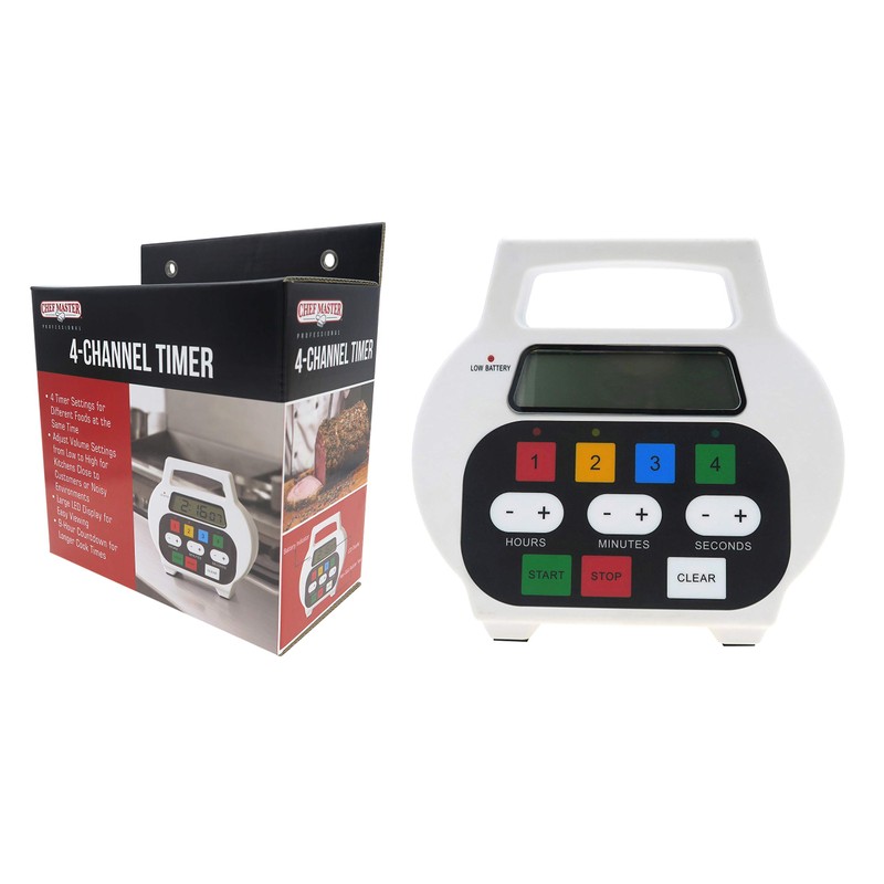 Chef Master Timer, Timer for Cooking, Kitchen Timer, Digital Timer