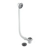 McAlpine FBW2P SS Grating Bath Combined Waste and Overflow Connector, White