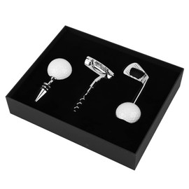 Golf Wine Opener Set, Zinc Alloy Golf Shaped Corkscrew, Golf Wine Stopper for Wedding Party, Birthday Party, Outdoor Activities