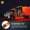 Nilight 4PCS 3.9" Led Trailer Light Amber & Red Truck