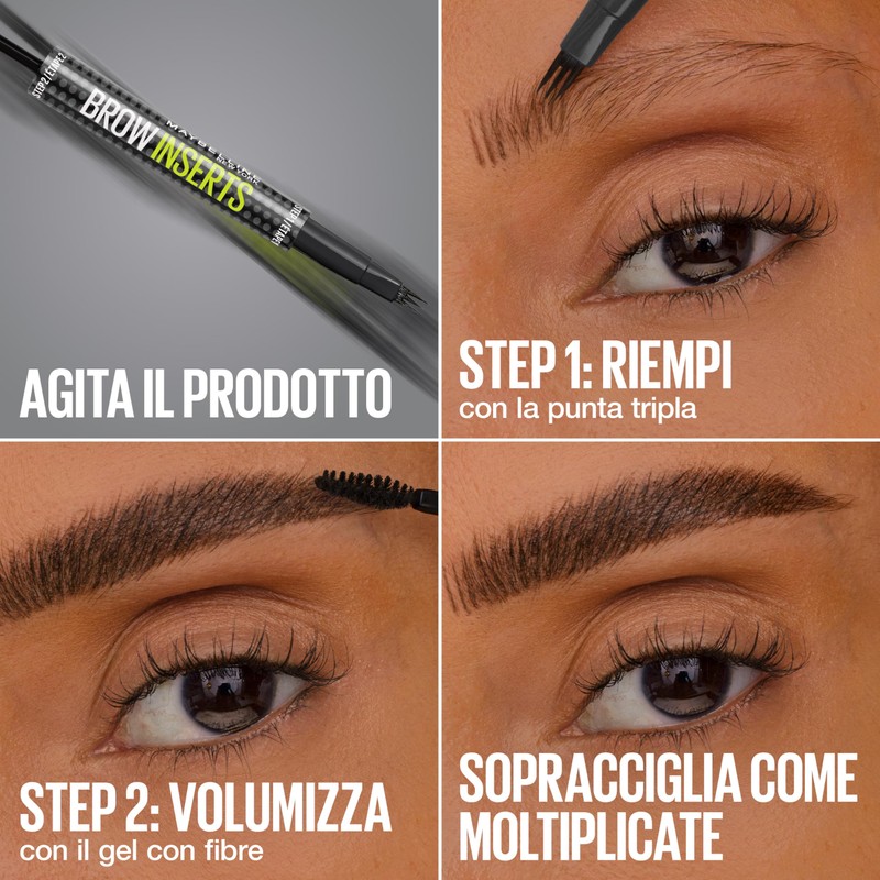 Maybelline New York BROW INSERTS DEEP BROWN 5