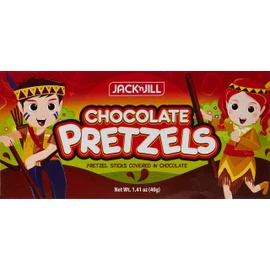 Chocolate Pretzels 40g (Pack of 6)