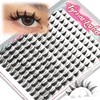 Fyonas Manga Lash Clusters Wispy Eyelash Clusters 144Pcs D Curl