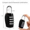 Hedume 8 Pack Combination Lock 4 Digit Padlock for School