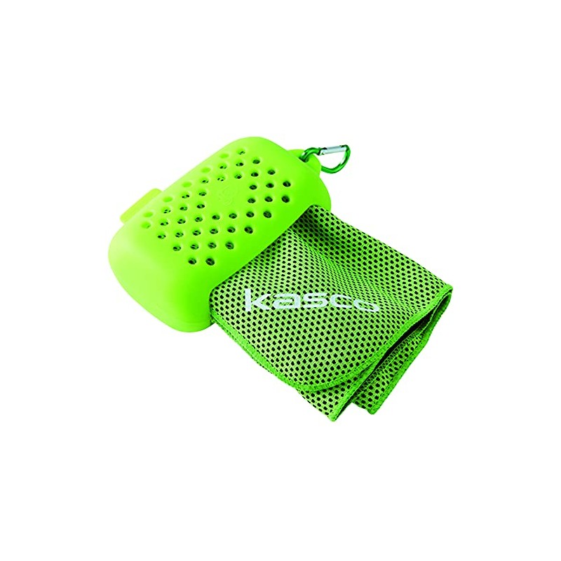 Casco KCTW-2015 Cool Towel with Carabiner, Green, Japan, Free Size,