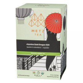 Metz Organic Jasmine Gold Dragon Tea - 25 count