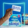 Always Maxi Pads Size 4 Overnight Absorbency Unscented without Wings,