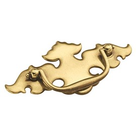 Hickory Hardware 1 Pack Solid Core Kitchen Cabinet Pulls, Luxury Cabinet Handles, Hardware for Doors & Dresser Drawers, 3 Inch Hole Center, Lancaster Hand Polished, Manor House Collection