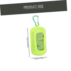 Kisangel 1set Quick Dry Workout Towel Case Compact Cooling Towel for Yoga Gym Outdoor Activities Lightweight Microfiber for Men Women