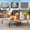 SZEE Elevated Dog Bed, Cooling Dog Cot Bed, Support Up