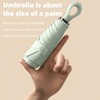 Maizoon Mini Five-fold 6 Ribs Portable UPF50+ Sunshade Pocket Umbrella