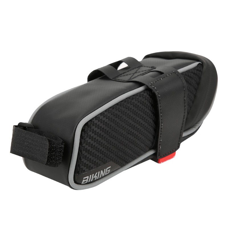 Portable PU Bicycle Saddle Bag Waterproof Large Capacity Tail Seat