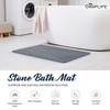 Graplife - Stone Bath Mat, Diatomaceous Earth Shower Mat, Non-Slip