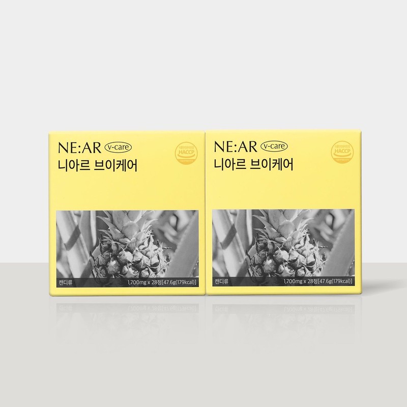 Niar 브이케어 파인애플맛 2box