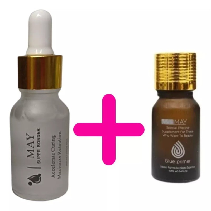 May Sellador Super Bonder + Primer Extensiones Pestañas Lashes