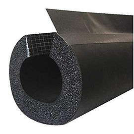 BriskHeat INSUL138 Insul-Lock DS Flexible Pipe Insulation, Closed Cell, for 1” Diameter Pipe, 6ft Long