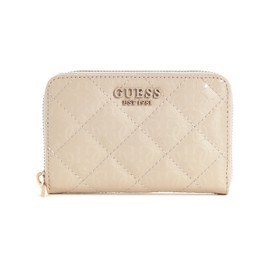GUESS Laurel SLG Medium Zip Around Wallet M Sand, sand