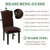 Sufdari Dining Chair Covers Set of 6 - Non-Slip Spandex