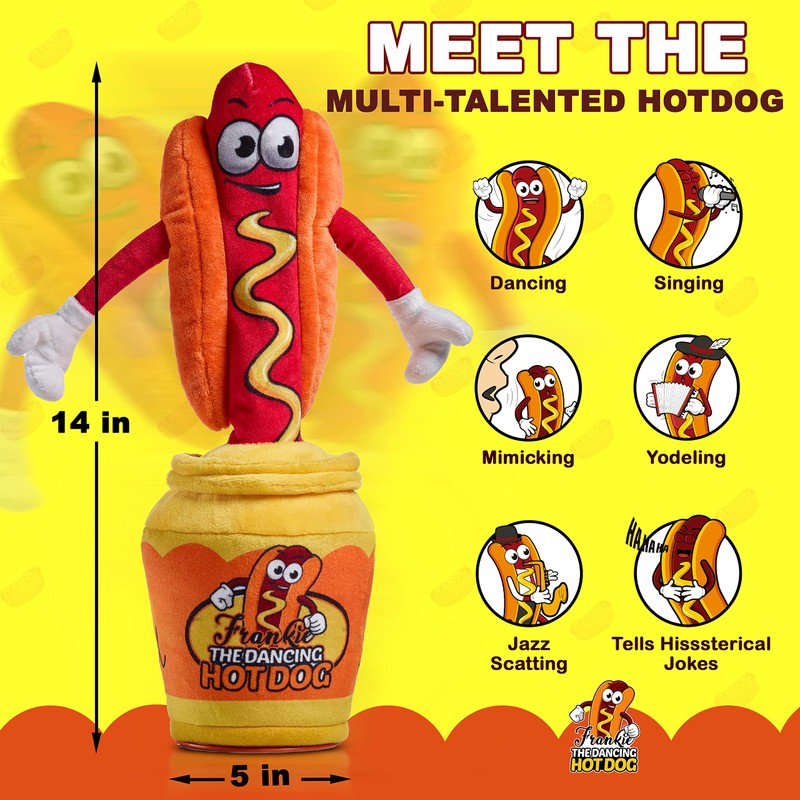 Gagster Dancing Hot Dog - Sings, Yodels, Tells Jokes -