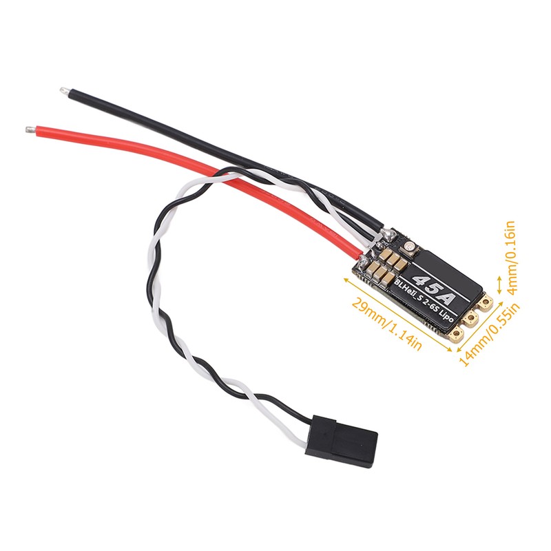 4Pcs Brushless ESC 45A 2 6S Power Supply RGB LED