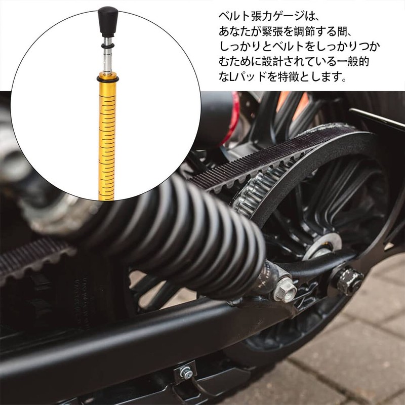 Belt Tensioner Belt Tension Checking Tool Motorcycle Chain Tension Gauge