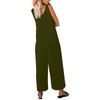 Nfsion Women's Summer Casual Loose Tank Jumpsuit Sleeveless Crewneck Long