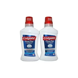 Phos Flur Anti Cavidad Fluoruro Enjuague, Cool Mint, Botella