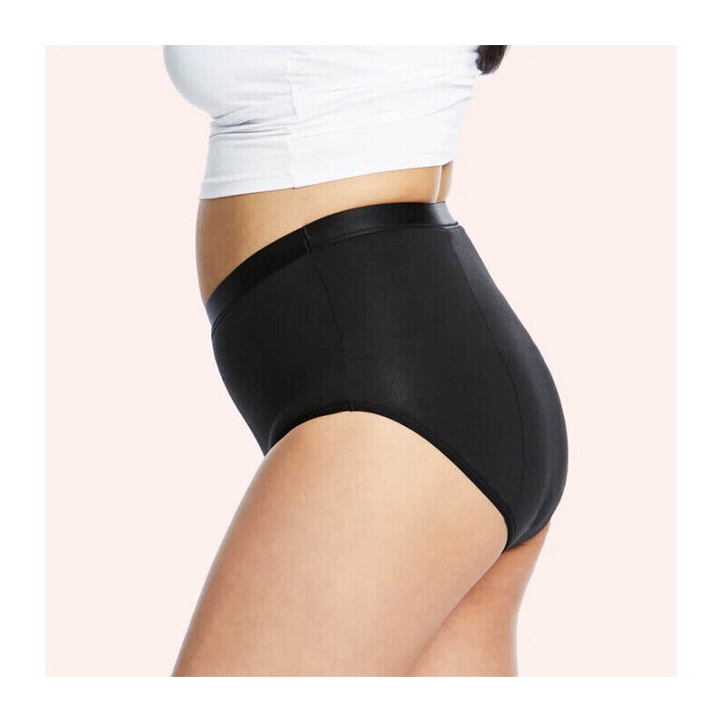 Love Luna Super Period Full Brief, Black / 18/20
