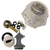 LASCO 01-9341 Delta Acrylic Single Handle Trim Set
