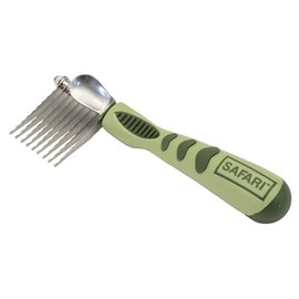 Safari® by Coastal® cepillo quitapelo grueso de acero inoxidable para perro