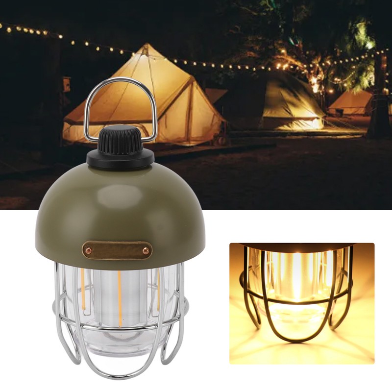 Camping Lantern Rechargeable 4500mAh Battery Powered LED Light 3 Modes