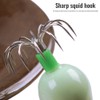 7Pcs Luminous Squid Jig Hooks 12 Needles Squid Jigs Kit