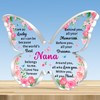 JMIMO Nana Gifts Nana Butterfly Shaped Acrylic Plaque from Granddaughter