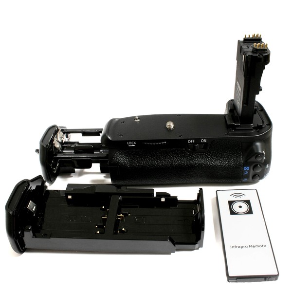 Wasabi Power Battery Grip for Canon EOS 70D, 80D, 90D