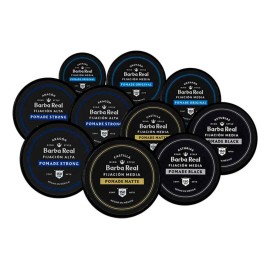 Kit 10 Pomadas Barba Real Para Estilizar El Cabello 150 Grs