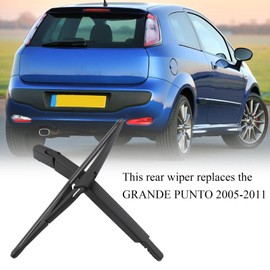 FanPaYY Rear Windscreen Wiper Arm Rear Wiper Blade Set Rear Windscreen Wiper Compatible with Fiat Grande Punto 2005-2011