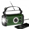 Disaster Prevention Radio, Multi-functional Radio, Hand Crank, Solar Radio, AM/FM