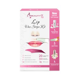 Beauty7 Hair Removal Wax Sheet, For Around the Mouth, Hair Removal Sheet, Mouth Wax Removal Sheet, 20 Times, For Lips, Face, Hair Removal, Unwanted Hair Removal, Epilation Tape, Hair Removal Wax, Hair