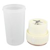 Blender Cup Beige 300ml 1500mAh USB Rechargeable Cordless 22000rpm Smoothie