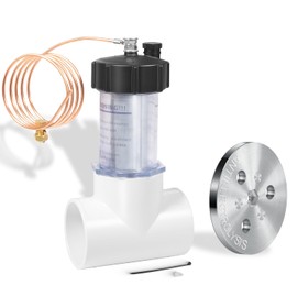 Bzsunway Replace Part for 104D Inline 2" Zinc Anode & Anode Weight Plate Anti-Electrolysis Replace Part for 104-A Protect Metal Parts Compatible with Above Ground Pool