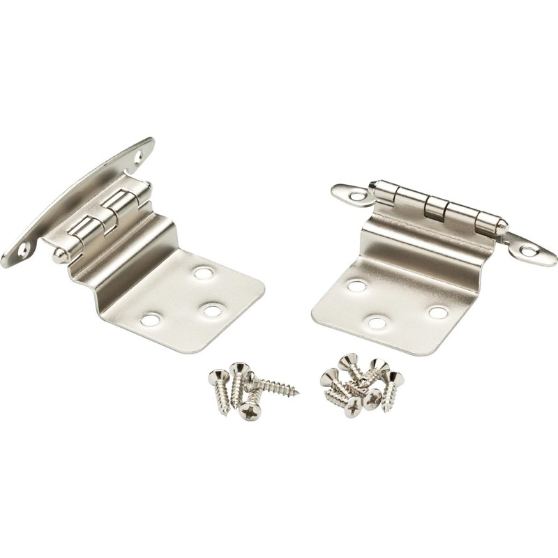 Liberty H00930C-SN-O 3/8 in. Satin Nickel Inset Hinge Without Spring