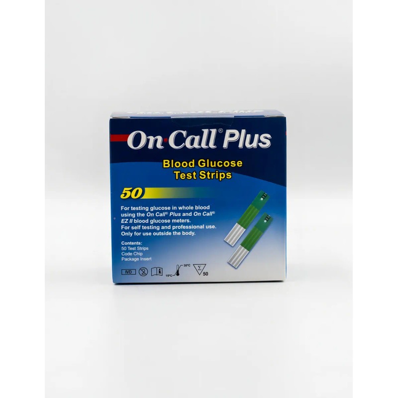 Tirillas Para Glucometria On Call Plus