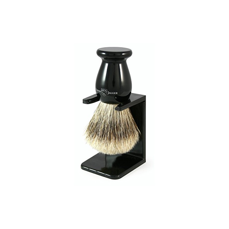 Edwin Jagger Best Badger Shaving Brush with Drip Stand -